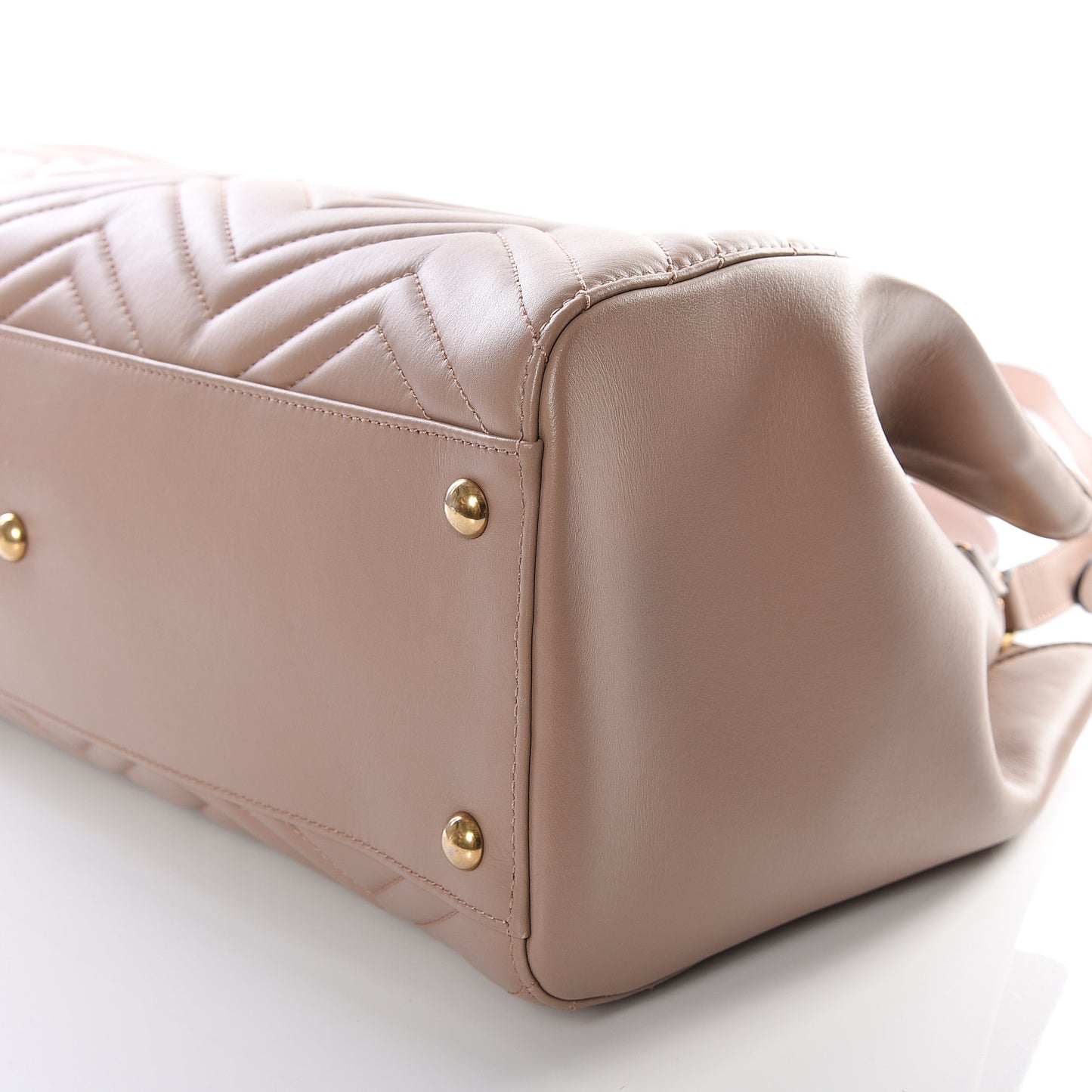 Calfskin Matelasse Medium GG Marmont Tote Porcelain Rose
