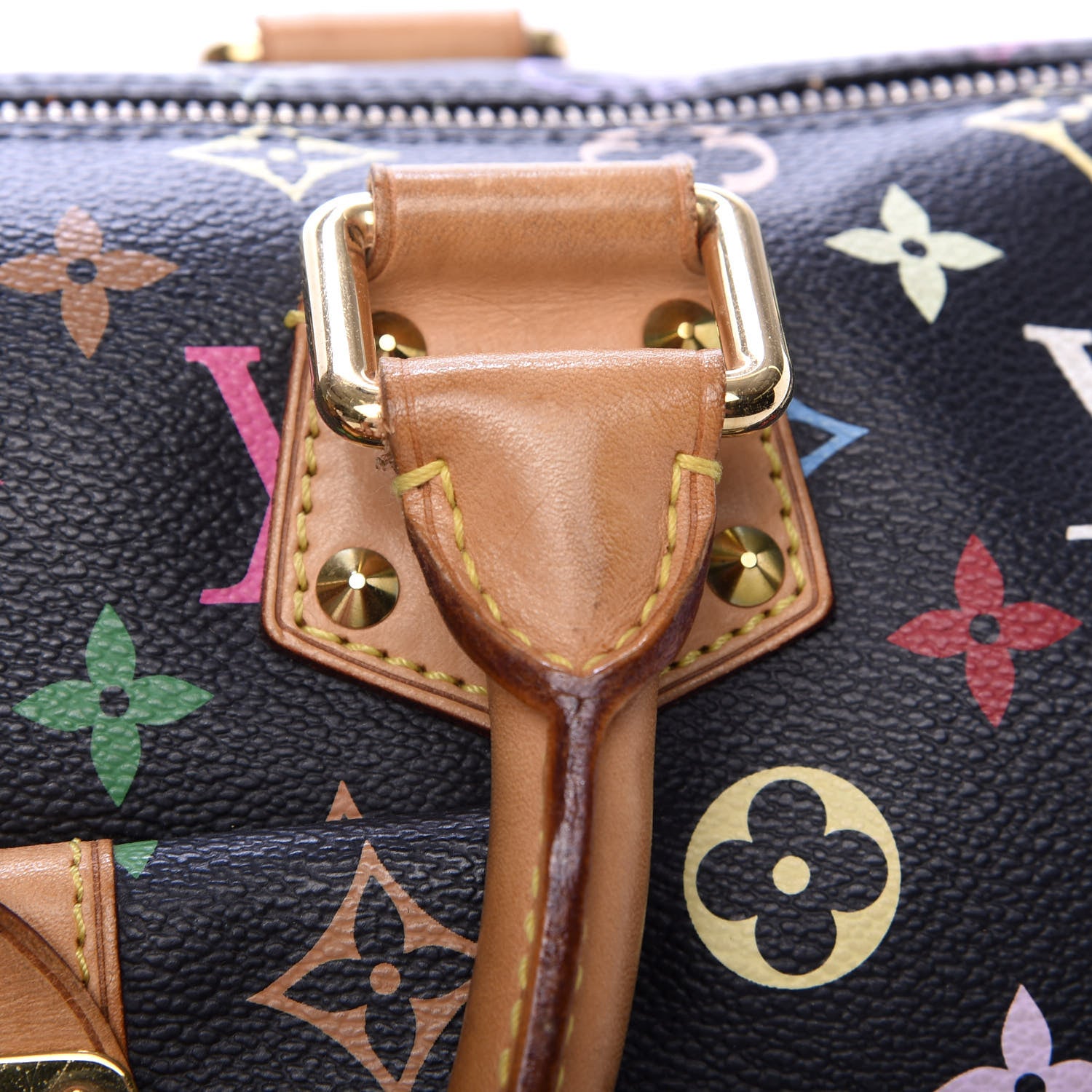 Louis Vuitton Monogram Multicolor Speedy 30 Black 12 of 22