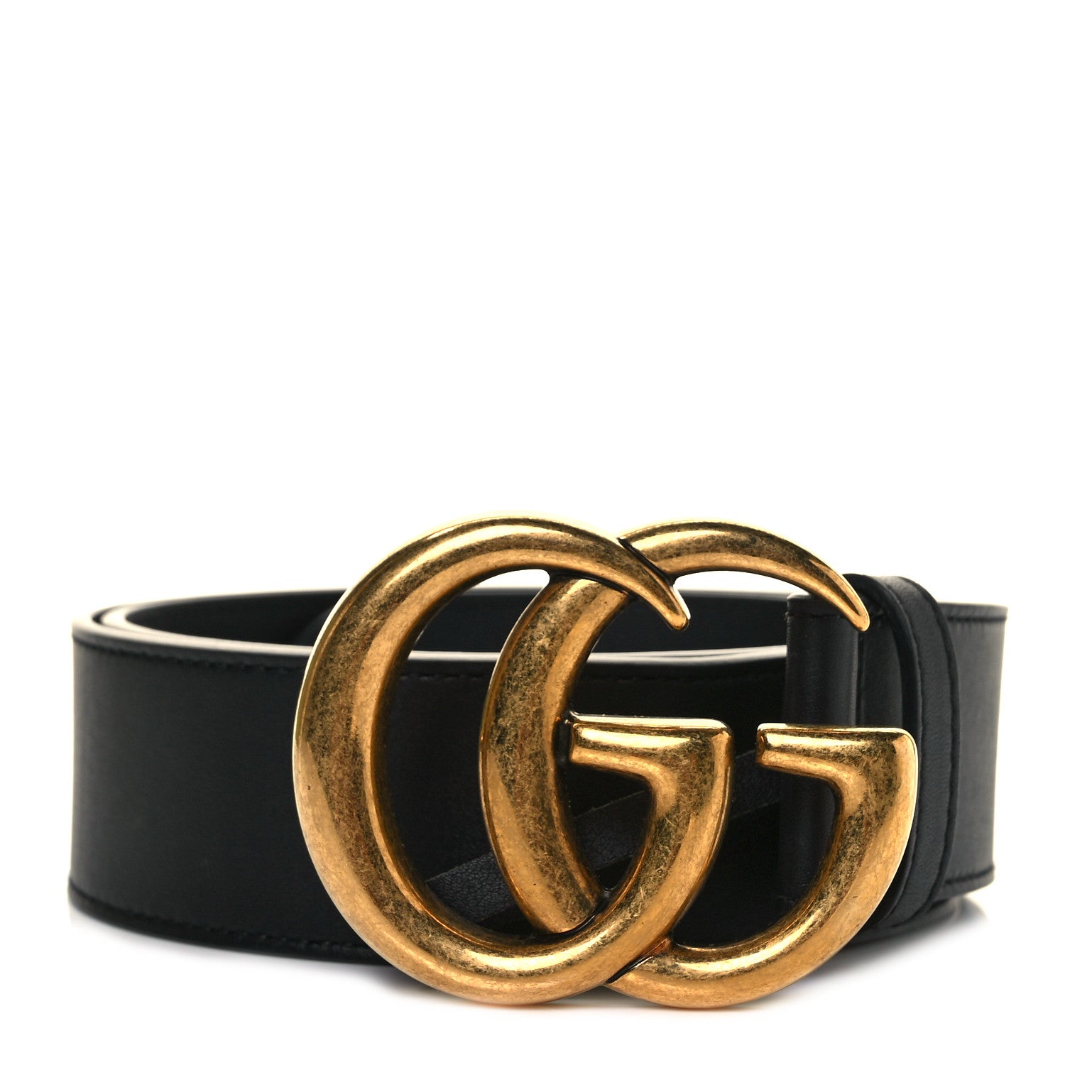 Gucci Calfskin Double G 40mm Belt 85 34 Black 1 of 6