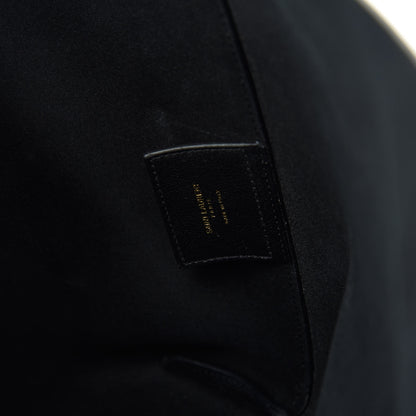 Saint Laurent Calfskin Large Shopping Tote Black 8 of 10