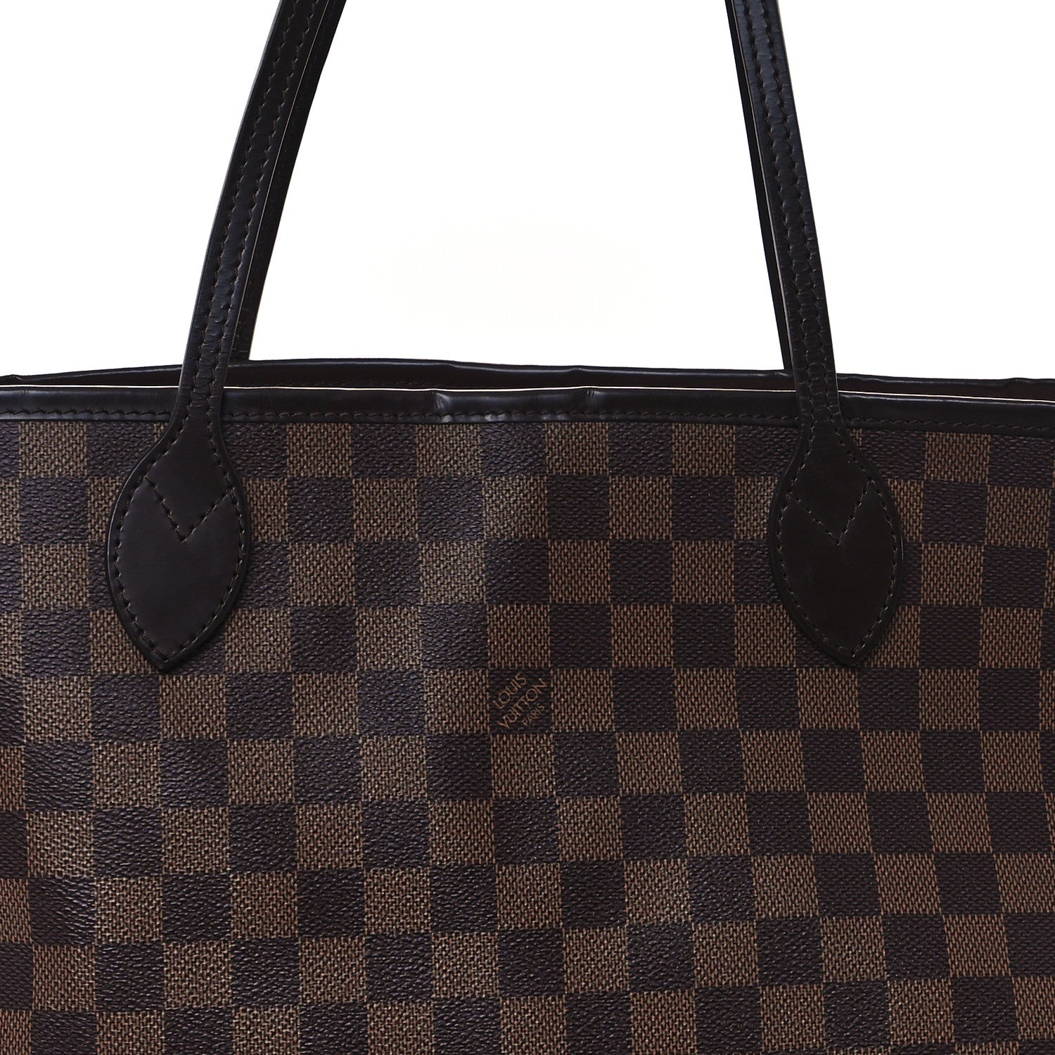 Louis Vuitton Damier Ebene Braided Neverfull MM Pink 8 of 13