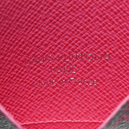 Louis Vuitton Monogram Glow Double Card Holder Gray Pink 6 of 6