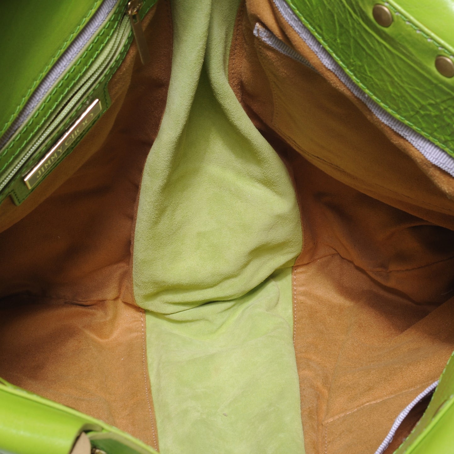 Liquid Patent Suede Monna L Lime Green