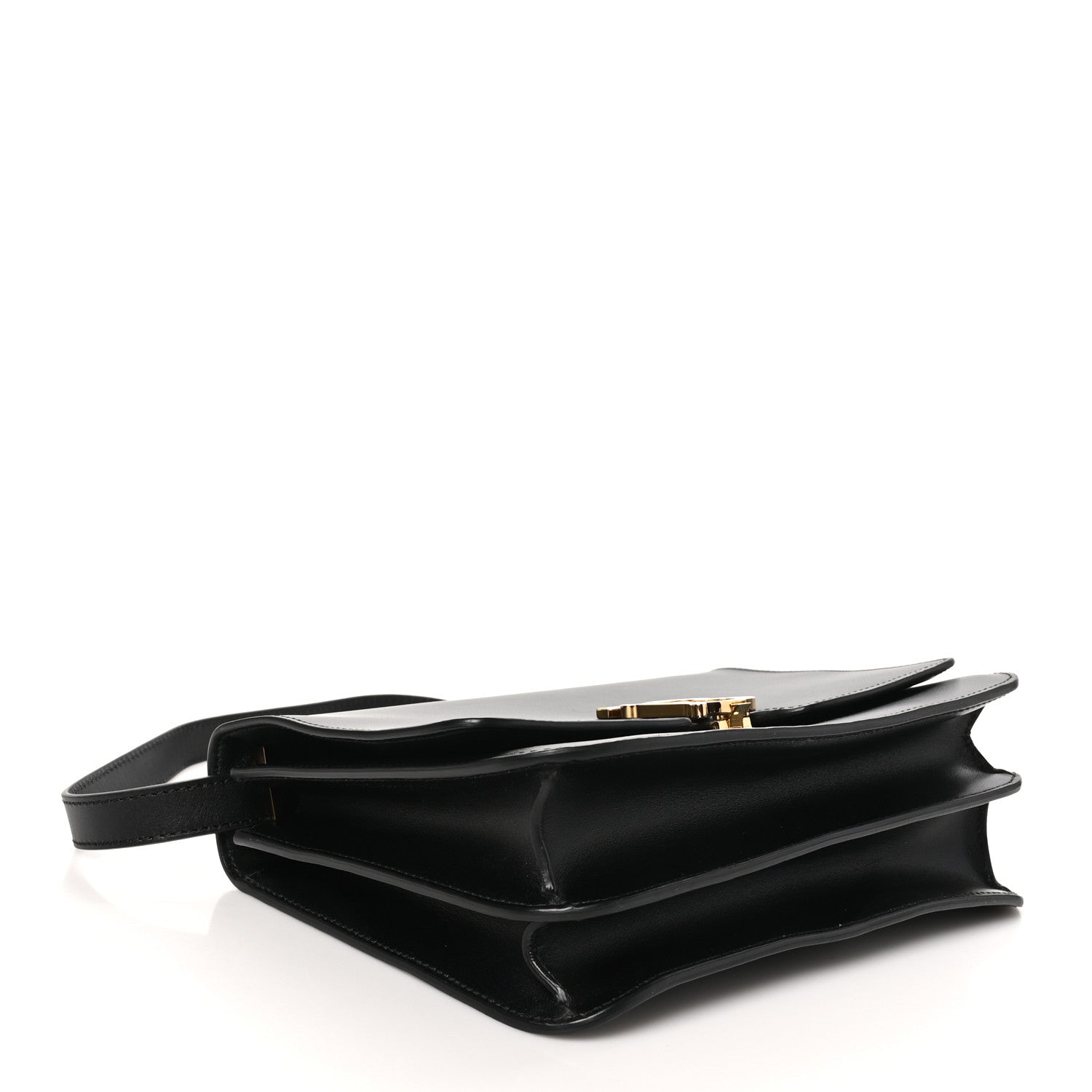 Burberry Grained Calfskin Medium TB Bag Black 3 of 11
