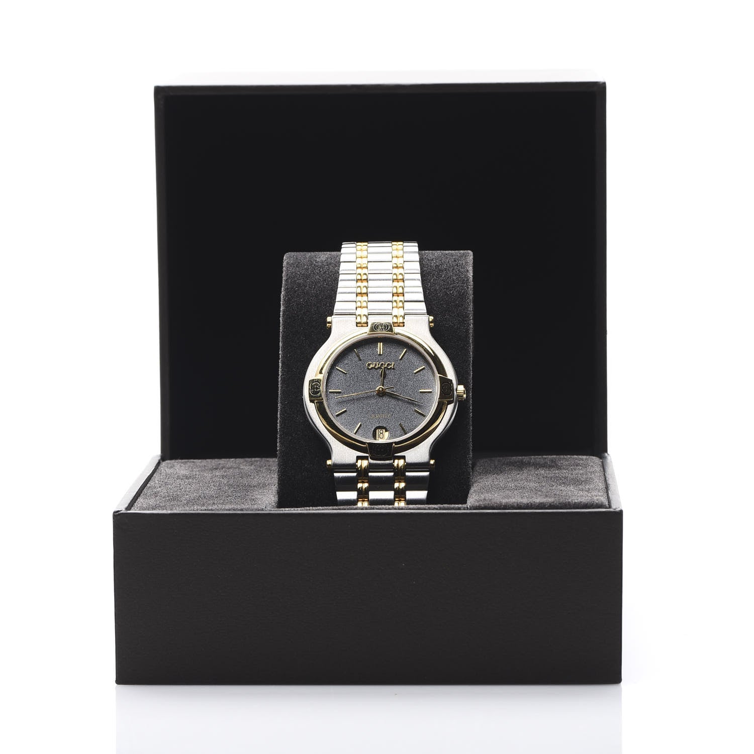 Gucci Stainless Steel 32mm 9000M Quartz Watch Grey 7 of 7