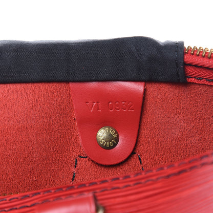 Louis Vuitton Epi Speedy 30 Castillan Red 7 of 15