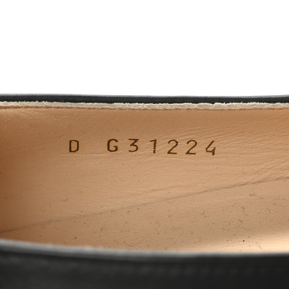 Chanel Lambskin Grosgrain Camellia Ballerina Flats 40 Dark Grey Black 9 of 9