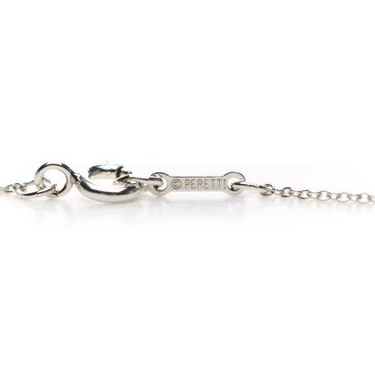 Tiffany Sterling Silver 12mm Elsa Peretti Bean Pendant Necklace 6 of 6