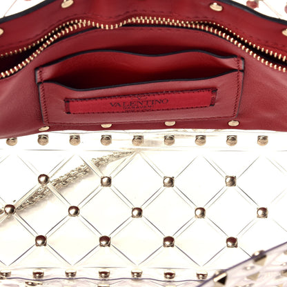 Valentino Garavani PVC Medium Rockstud Spike Shoulder Bag 5 of 9