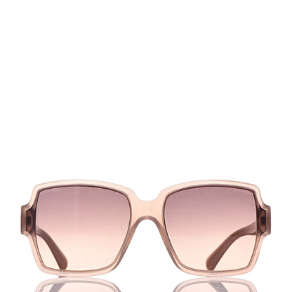 Chanel CC Squared Quilted Sunglasses 5385 Light Pink 2 of 7