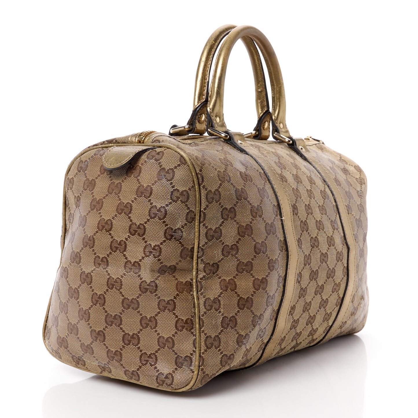 GG Plus Monogram Medium Joy Boston Gold
