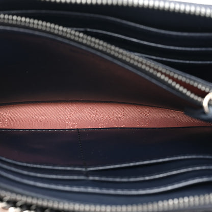 Stella McCartney Shaggy Deer Falabella Zip Around Wallet Navy 5 of 13