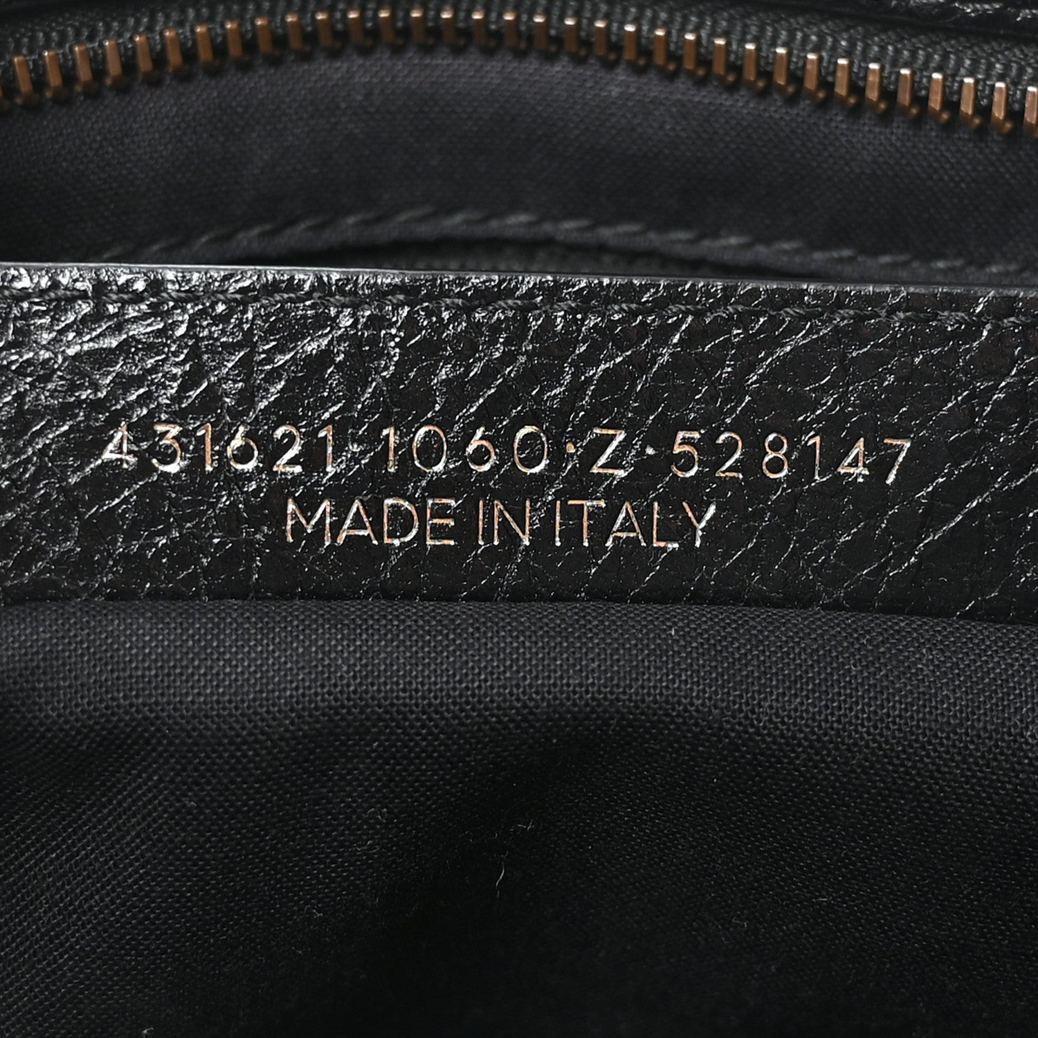 Balenciaga Agneau Classic Hardware S City Logo Strap Black White 7 of 10