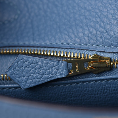 Hermes Togo Kelly Retourne 25 Azur 14 of 31