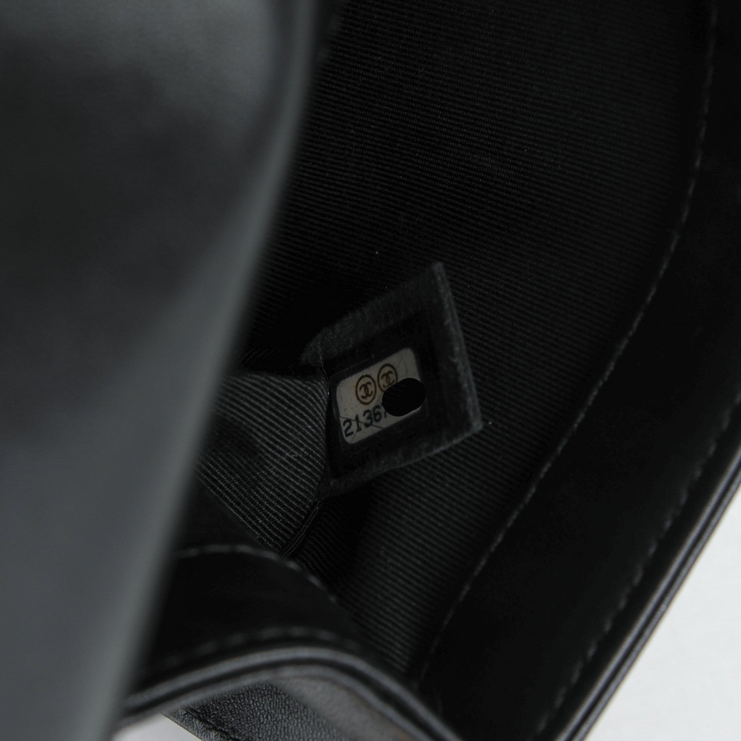 Chanel Lambskin Quilted Small Boy Flap Black 8 of 8