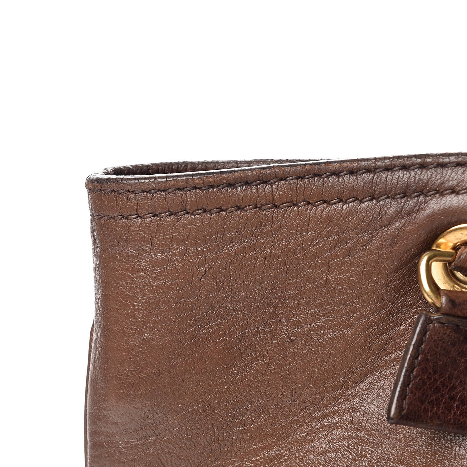 Prada Vitello Daino Shoulder Bag Bruciato 22 of 22