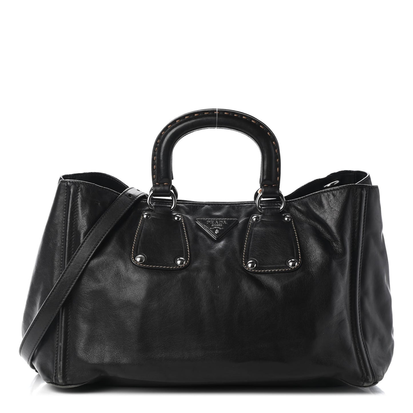 Soft Calf Satchel Black