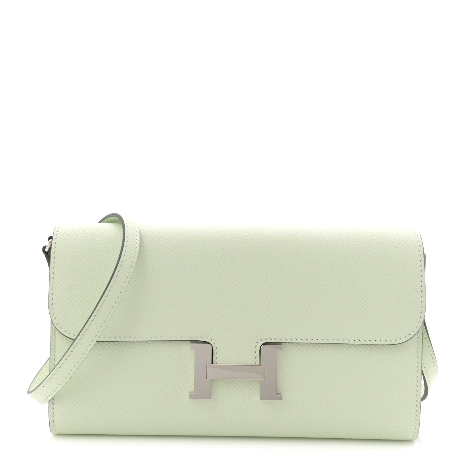 Hermes Epsom Constance Long To Go Wallet Vert Fizz 1 of 10
