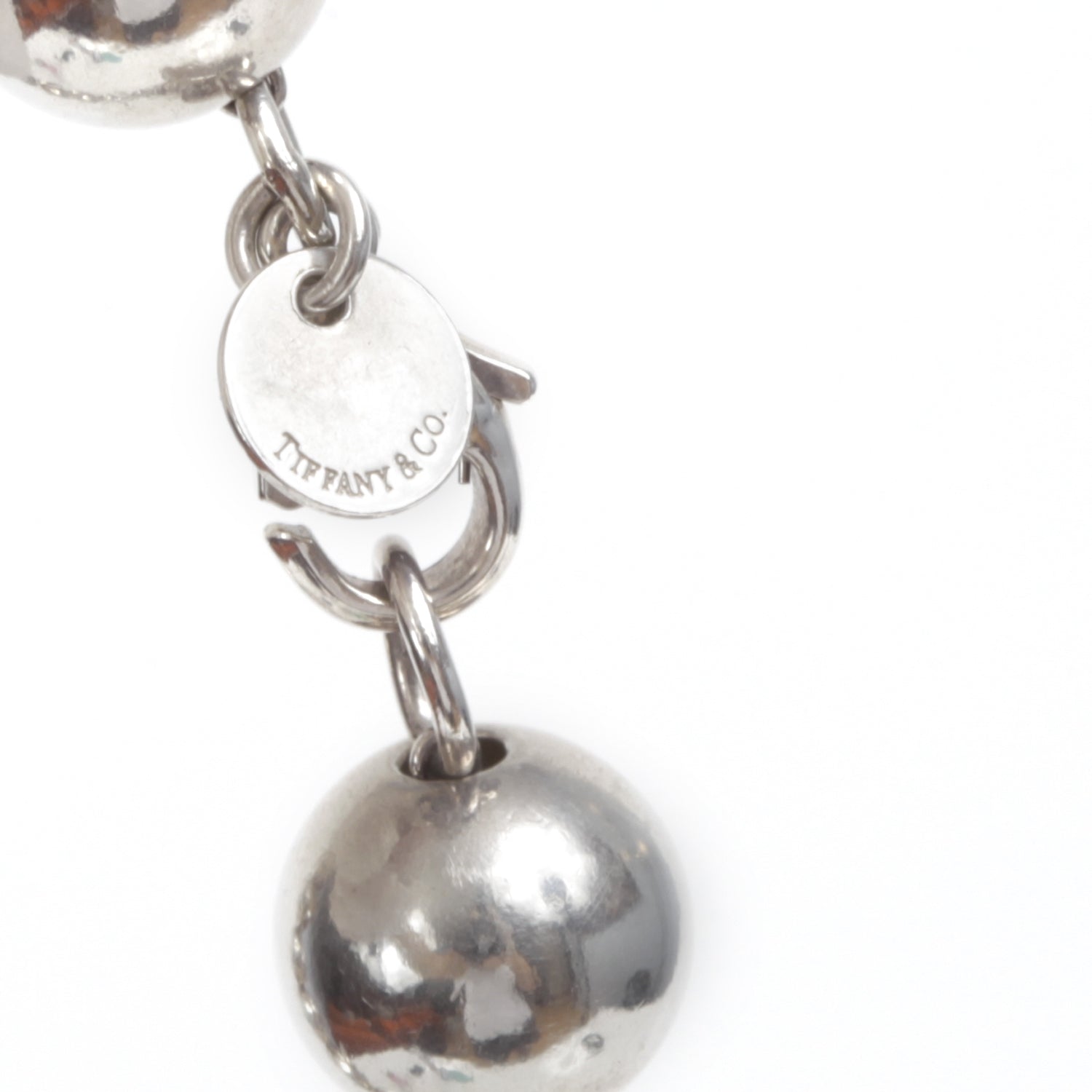 Tiffany Sterling Silver 10mm HardWear Ball Bracelet 3 of 4