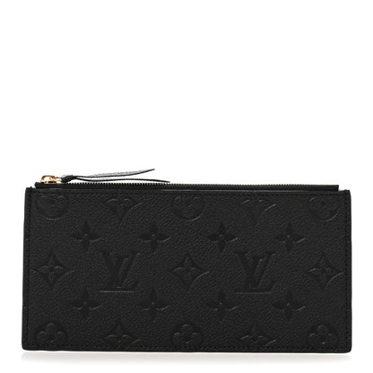 Louis Vuitton Empreinte Felicie Chain Wallet Zippered Insert Black 1 of 7