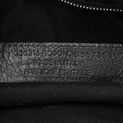 Balenciaga Agneau Classic Silver Hardware Velo Black 8 of 17
