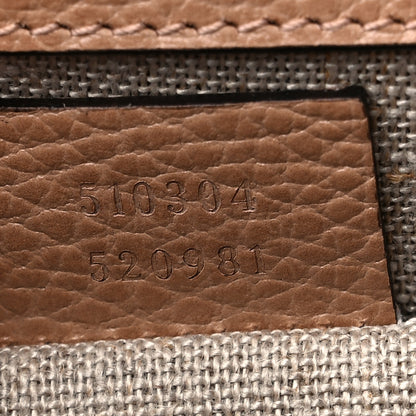 Gucci Dollar Calfskin Small Interlocking G Shoulder Bag Camelia 7 of 10