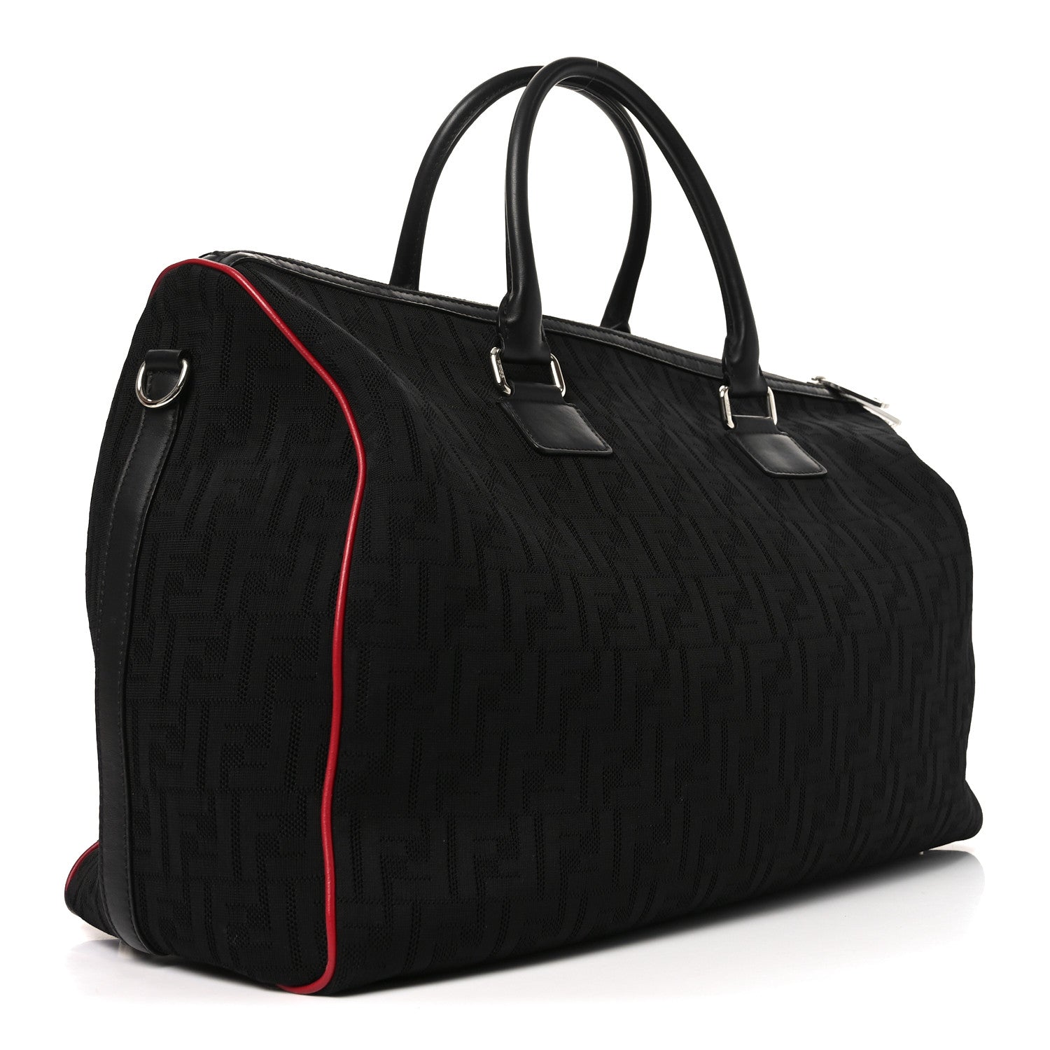 Fendi Mesh  FF 1974 Medium Weekender Black 2 of 9