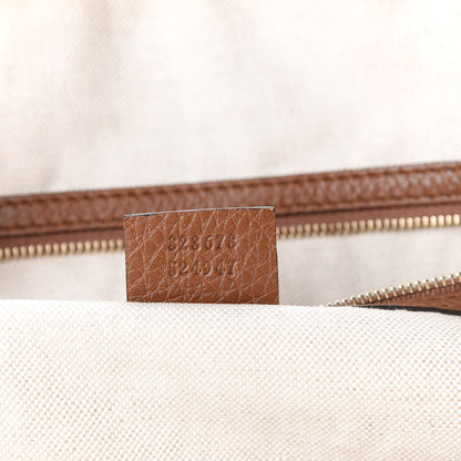 Gucci Pebbled Calfskin Medium Bree Shoulder Bag Tabacco 9 of 13