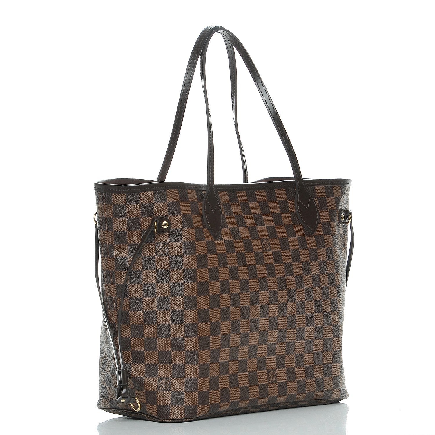 Louis Vuitton Damier Ebene Neo Neverfull MM Rose Ballerine 3 of 10