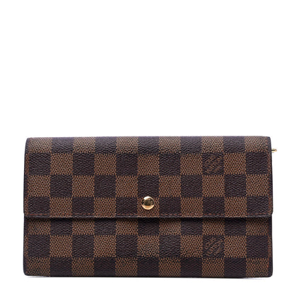 Louis Vuitton Damier Ebene Sarah Wallet 1 of 7