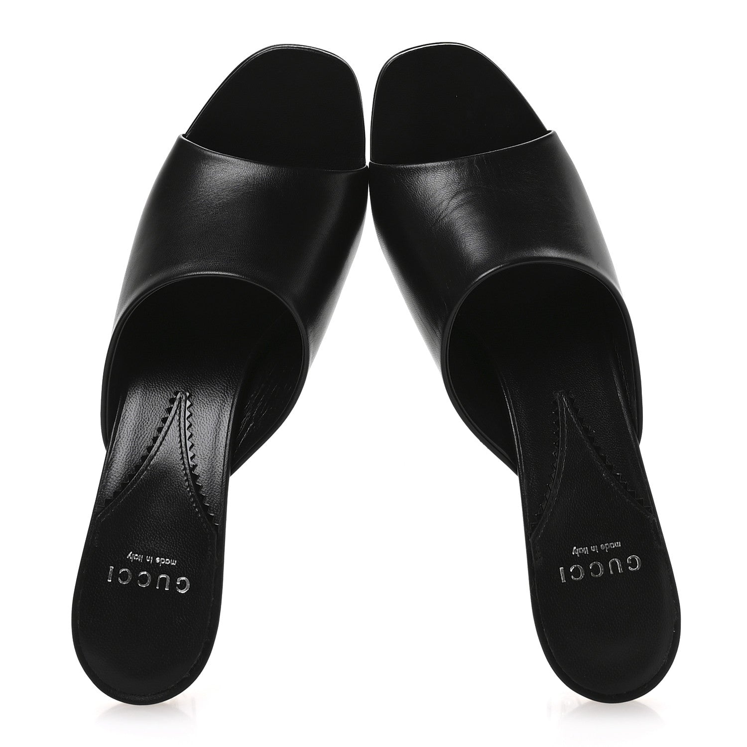 Gucci Malaga Kid Interlocking G Sandals 38.5 Black 2 of 9