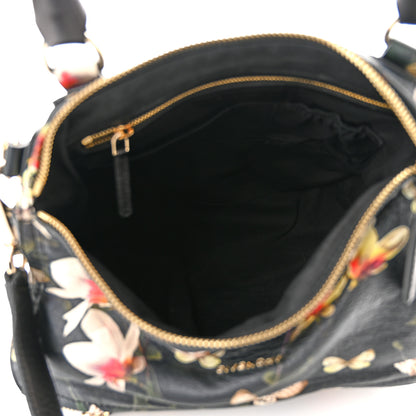 Givenchy Lambskin Magnolia Print Medium Pandora Black 5 of 10