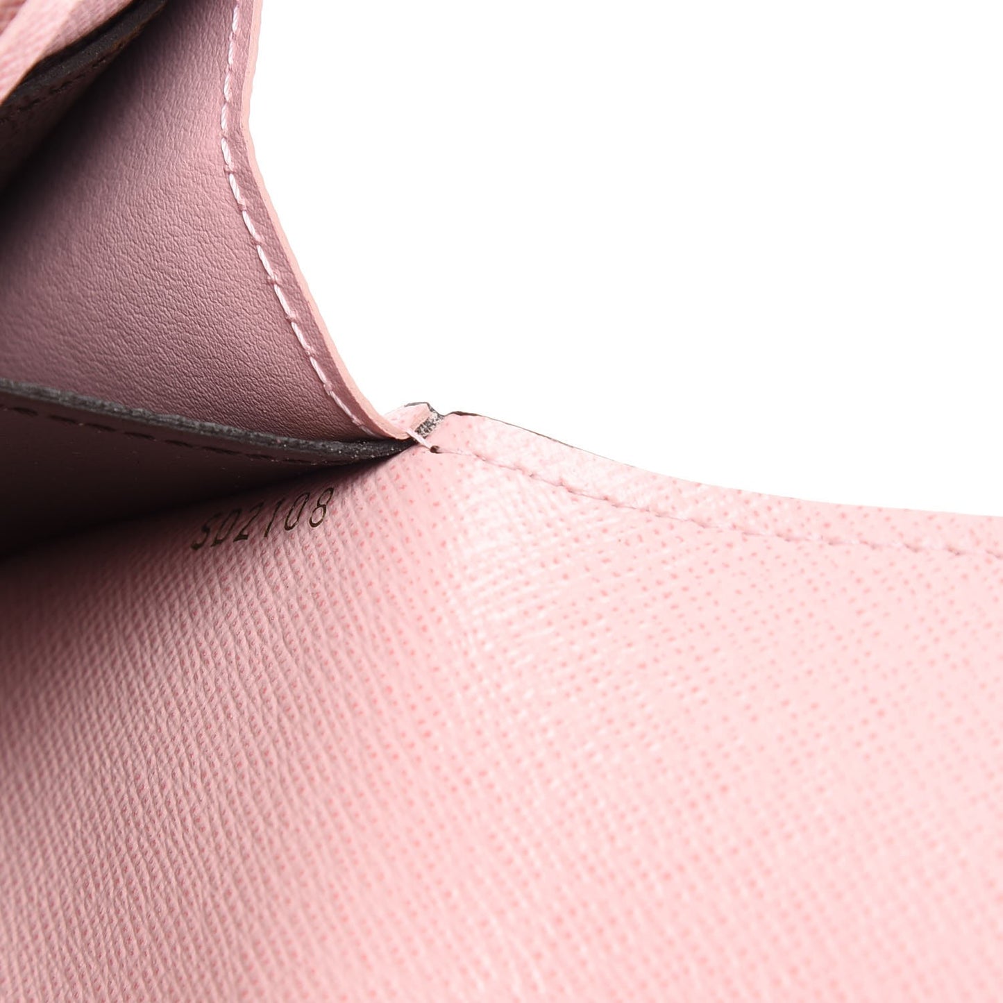 Monogram Emilie Wallet Rose Ballerine
