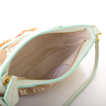 Louis Vuitton Monogram Sabbia Pochette Accessories Vert 6 of 8