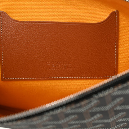 Goyard Goyardine Senat Pochette MM Black Gold 6 of 9