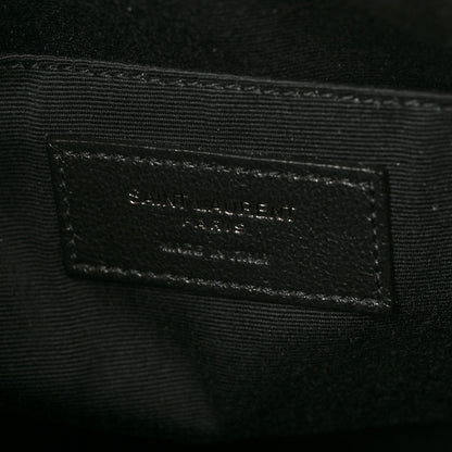 Saint Laurent Calfskin Matelasse Monogram Lou Camera Bag Dark Beige 6 of 8