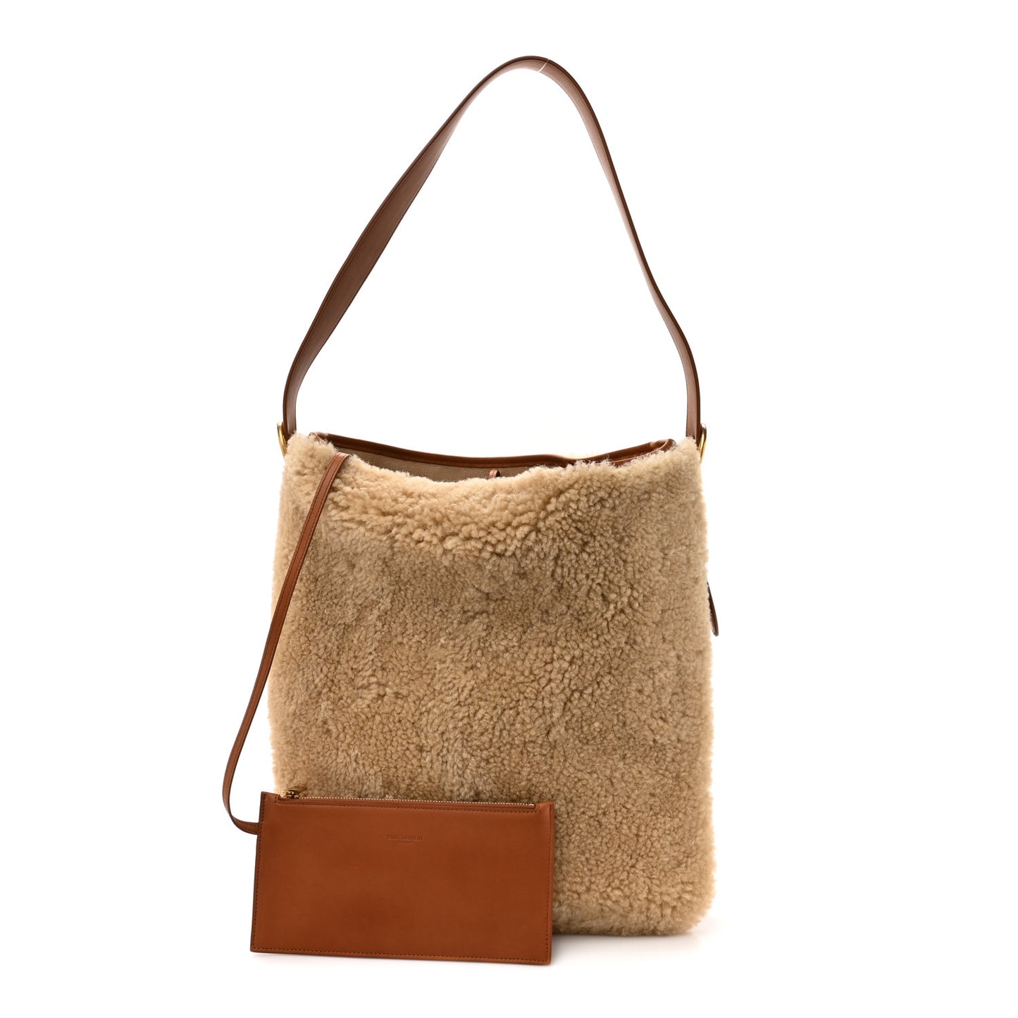 Shearling Tote Natural