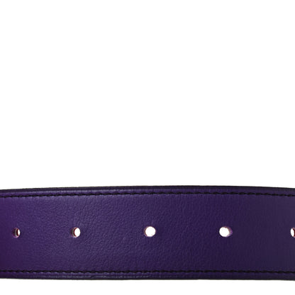 Hermes Epsom Swift 32mm Belt Strap 85 Iris Rubis 6 of 6