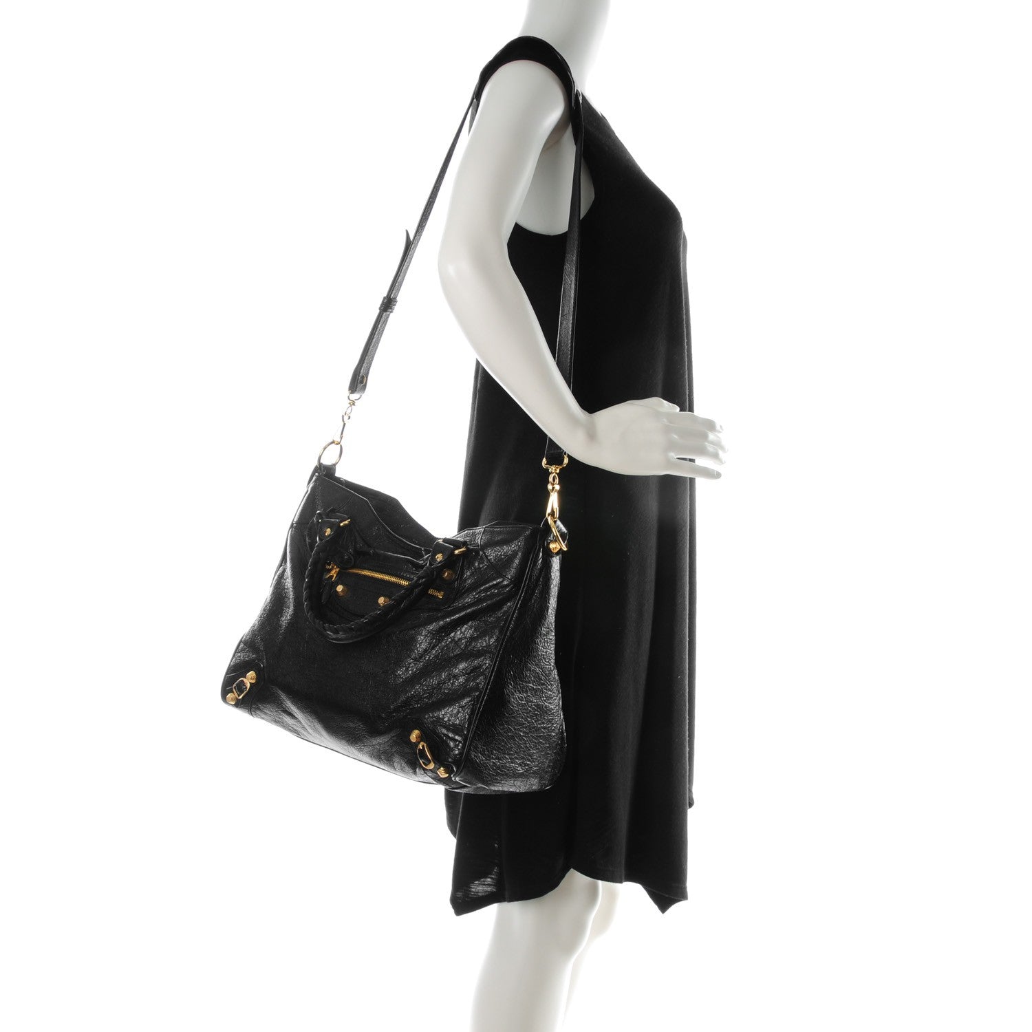 Balenciaga Agneau Giant 12 Gold Hardware Velo Black 2 of 7