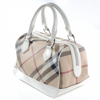 Burberry Nova Check Tote White 7 of 9