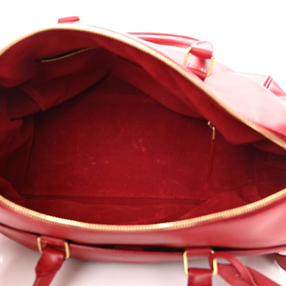 Saint Laurent Calfskin Classic Duffle 6 Red 5 of 15