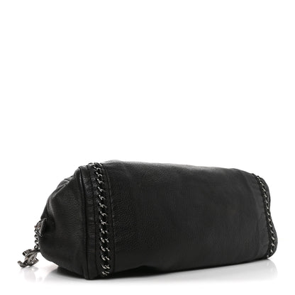 Chanel Deerskin Luxe Ligne Medium Bowler Black 4 of 9