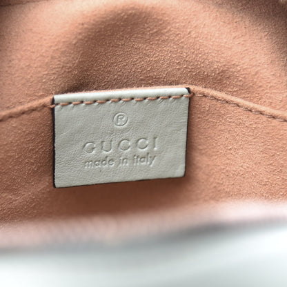 Gucci Calfskin Matelasse Diagonal Small GG Marmont Chain Shoulder Bag Multicolor Pastel 5 of 11