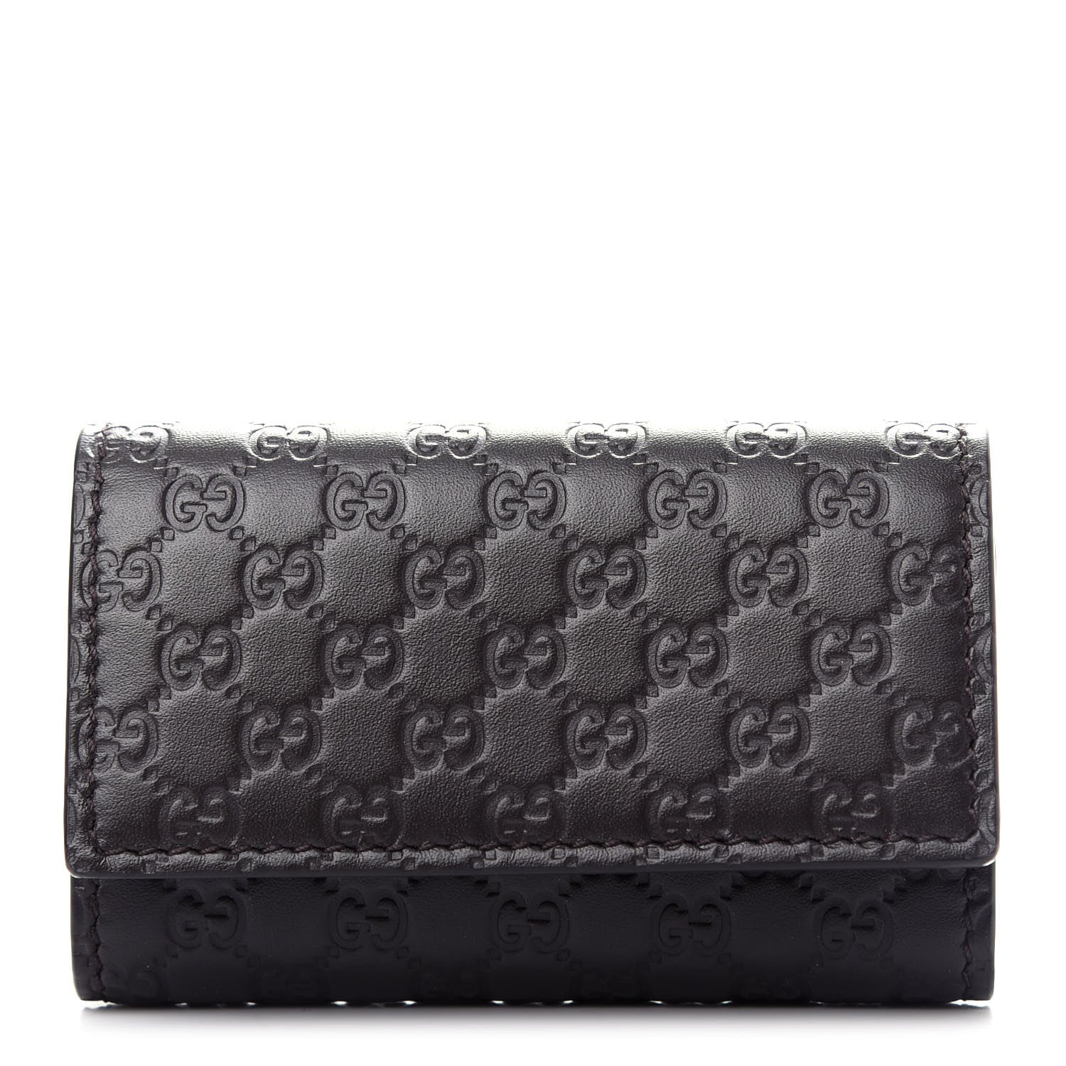 Gucci Microguccissima 6 Key Holder Case Testa di Moro 1 of 8