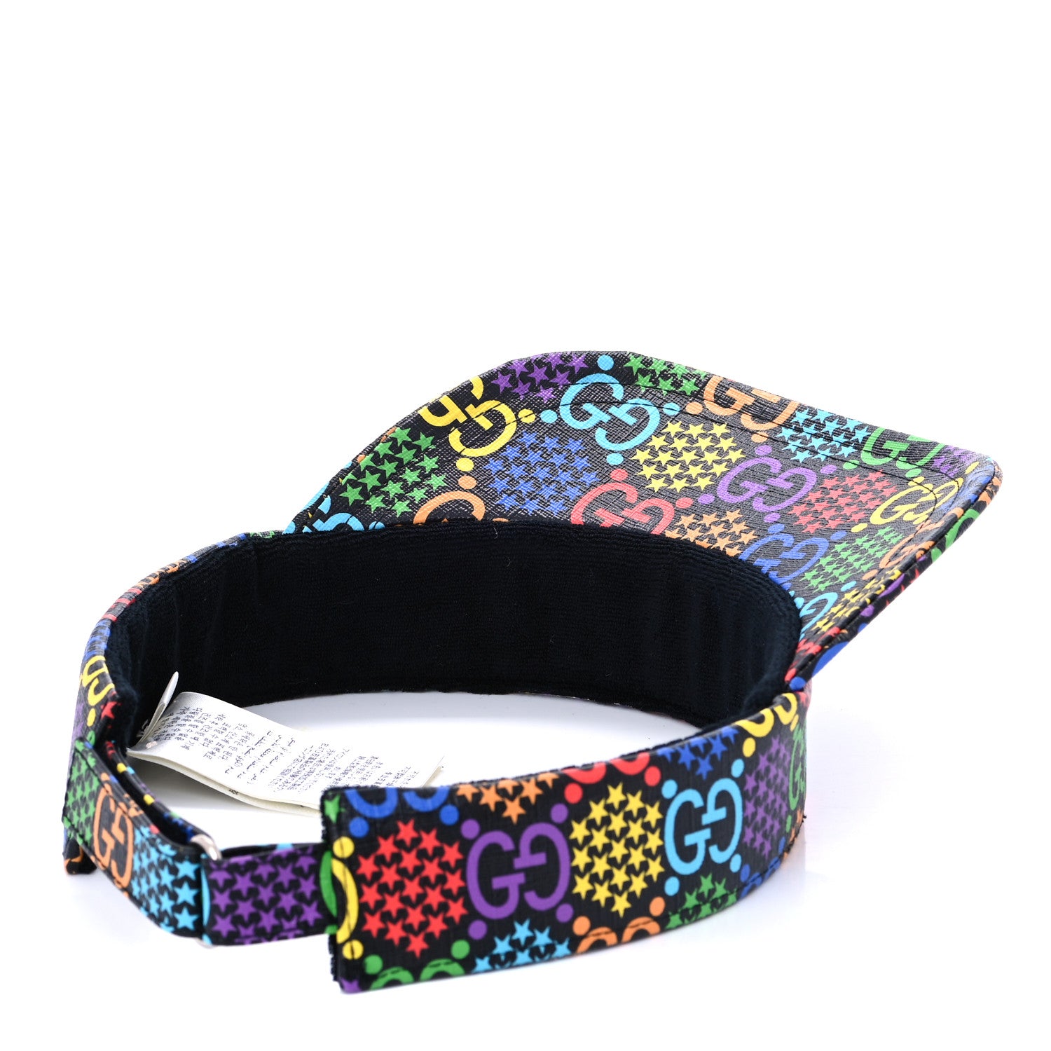 Gucci GG Supreme Monogram Psychedelic Izzy Visor M Black Multicolor 4 of 8