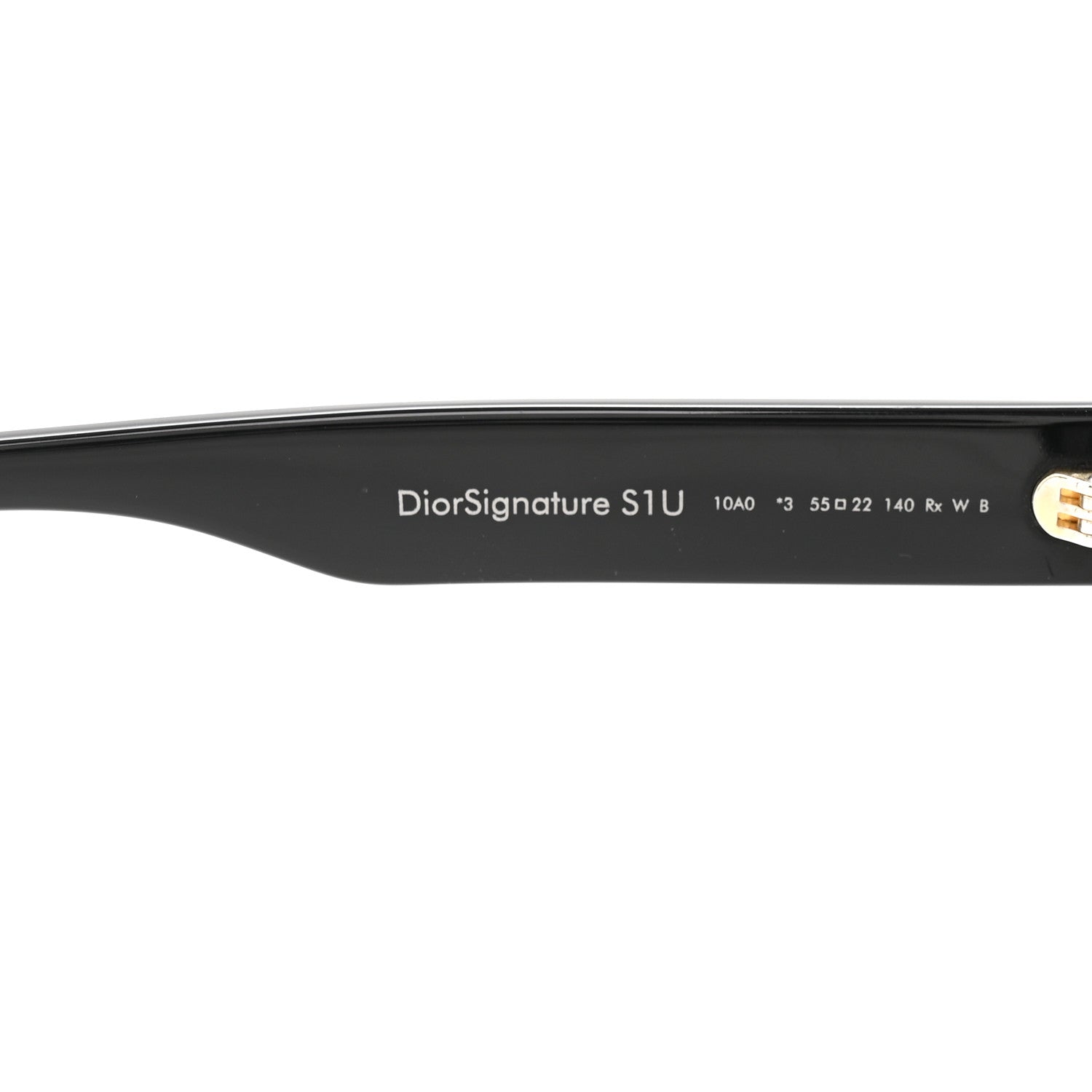 Christian Dior Acetate Diorsignature S1U Square Sunglasses Black 5 of 9
