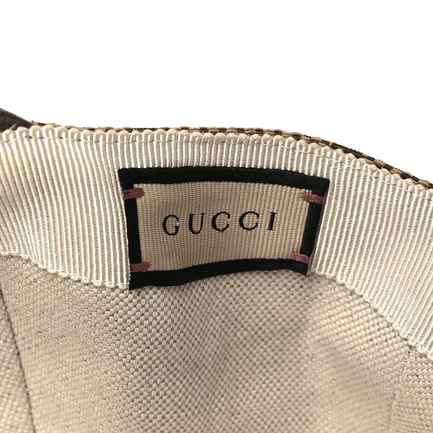 Gucci Monogram Jumbo GG Baseball Hat M 57 Camel Ebony 7 of 9