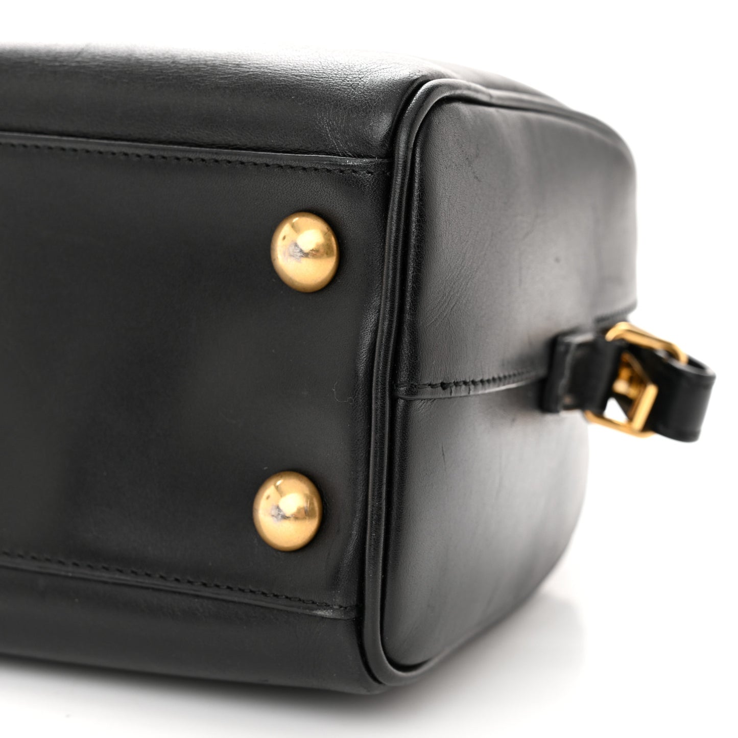 SAINT LAURENT Calfskin Classic Baby Duffle Black