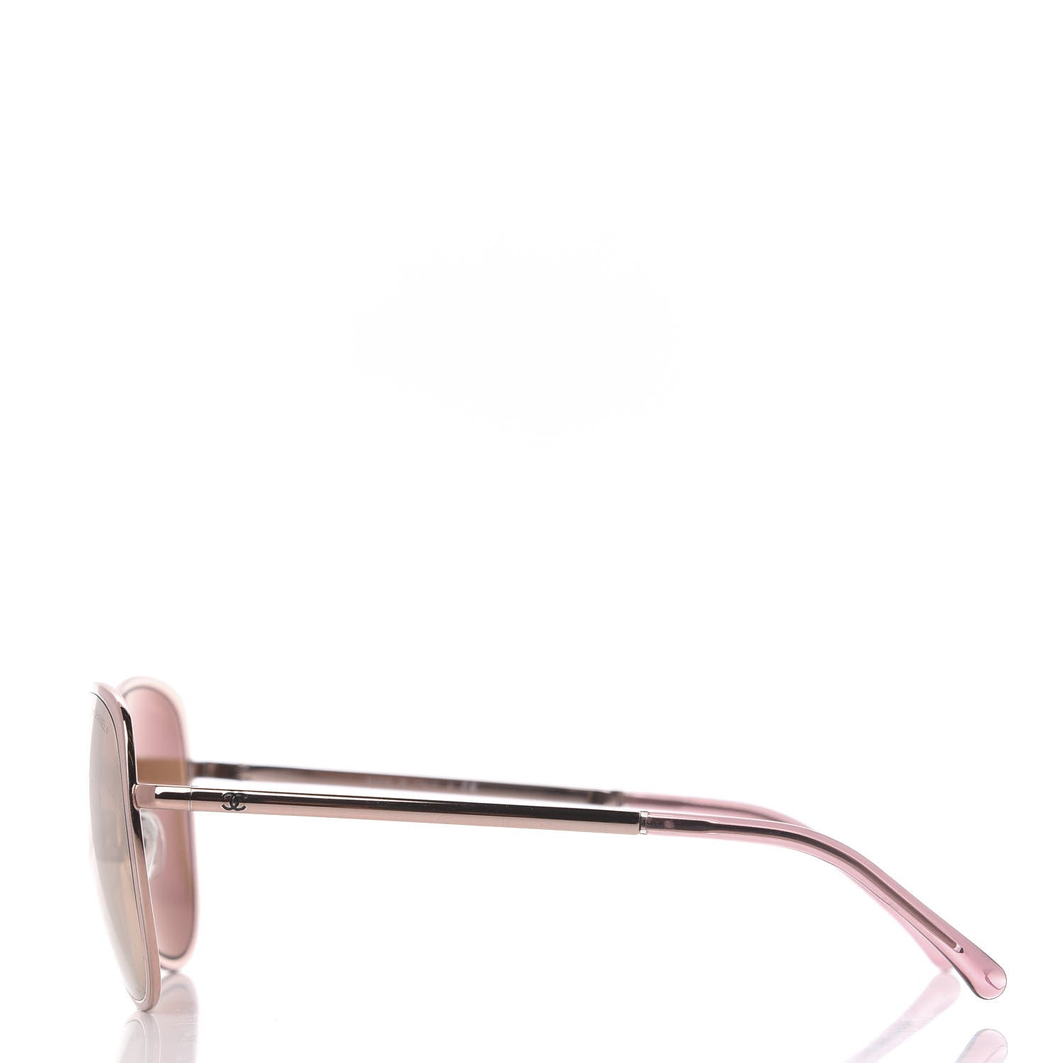 Chanel 18K Pilot Summer Sunglasses 4223 Pink Gold 2 of 6