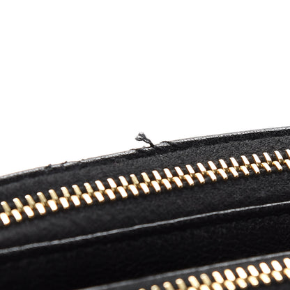 Saint Laurent Grained Lambskin Quilted Mini Becky Double Zip Bag Black 10 of 12